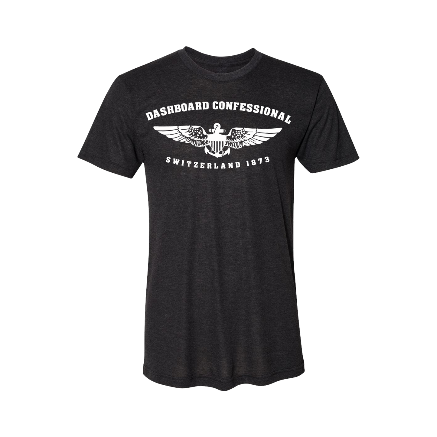 Switzerland Black T-Shirt - T-Shirt