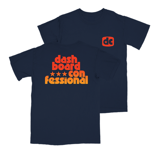 BMX Racer Gradient Navy T-Shirt