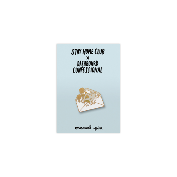 Living In Your Letters Pin