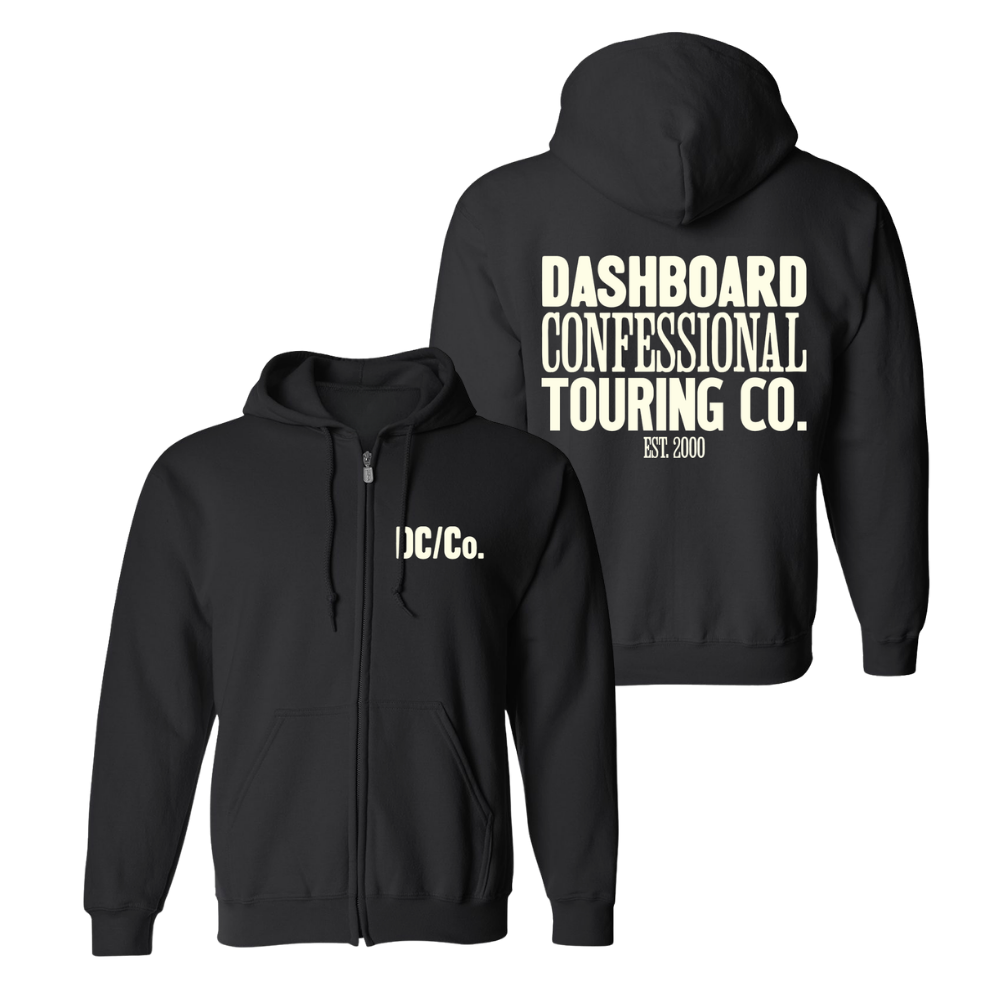 DC Touring Co. Zip Up Hoodie - Hoodie